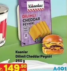 KAANLAR DİLİMLİ CHEDDAR PEYNİR 250 G fiyat ve kampanya bilgisi